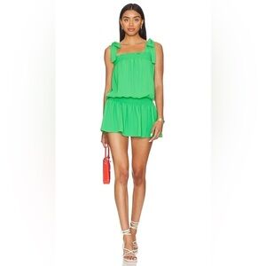 Amanda Uprichard Rialto Romper in Green size small